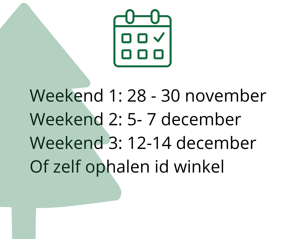 Kerstboom met gratis levering (Abies Nordmanniana)