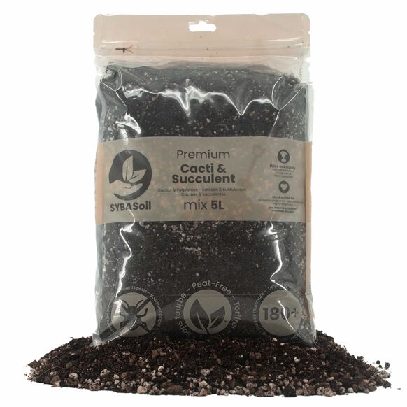 Cactussen & Vetplanten mix 5L - De Plantrekkers - De Plantrekkers