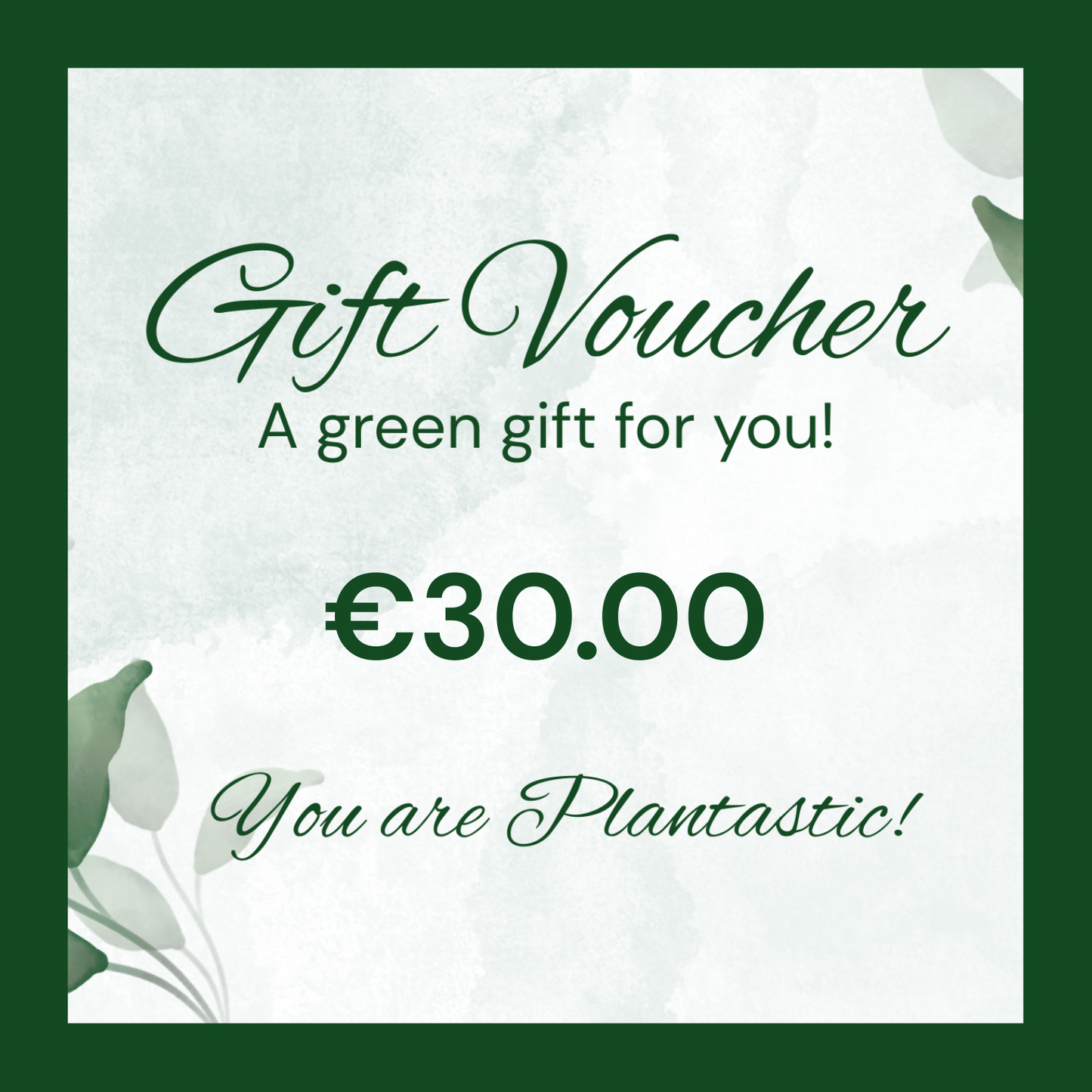 Cadeaubon €30.00 De Plantrekkers